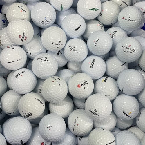 Assorted Brands Golf Balls – 100 Pack