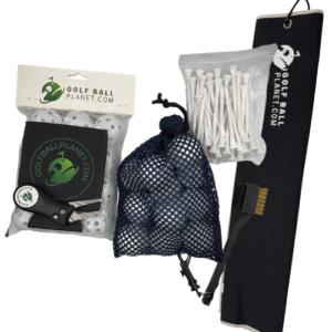 ultimate-golf-bundle-12-titleist-pro-v1-x-balls-golf-towel-wooden-tees-more