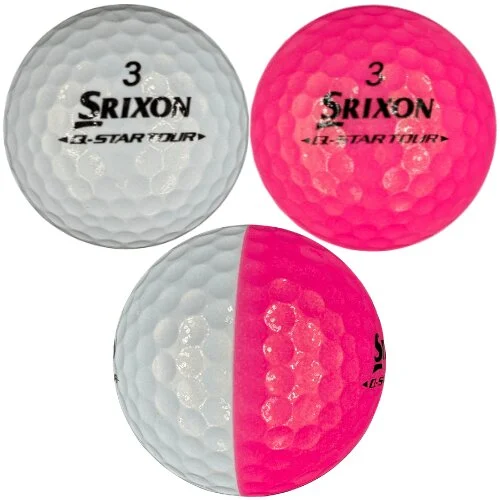 Srixon Q-Star Tour Divide Pink & White – 1 Dozen