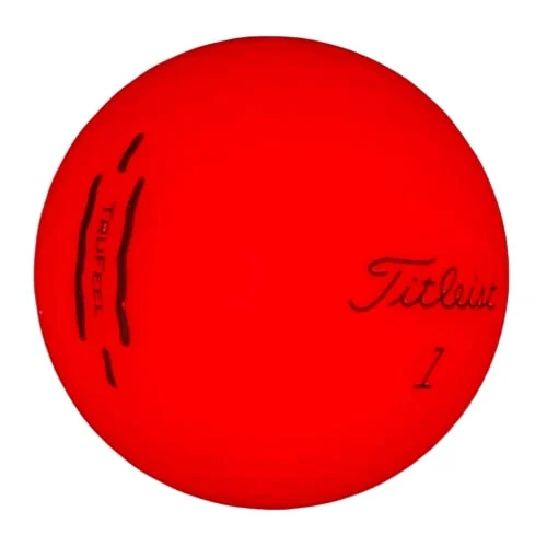 Titleist TruFeel Matte Red- 1 Dozen