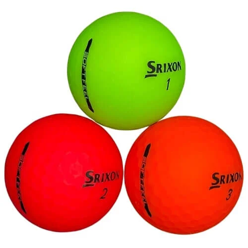 Srixon Soft Feel Brite Matte Color Mix – 50 Pack