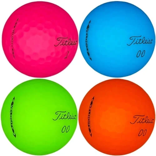 Titleist Velocity Matte Color Mix – 50 Pack